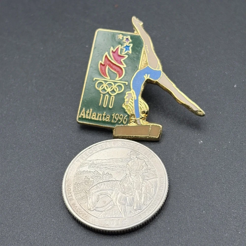 1996 Atlanta Olympics Gymnastics Balance‎ Beam Lapel Hat Pin